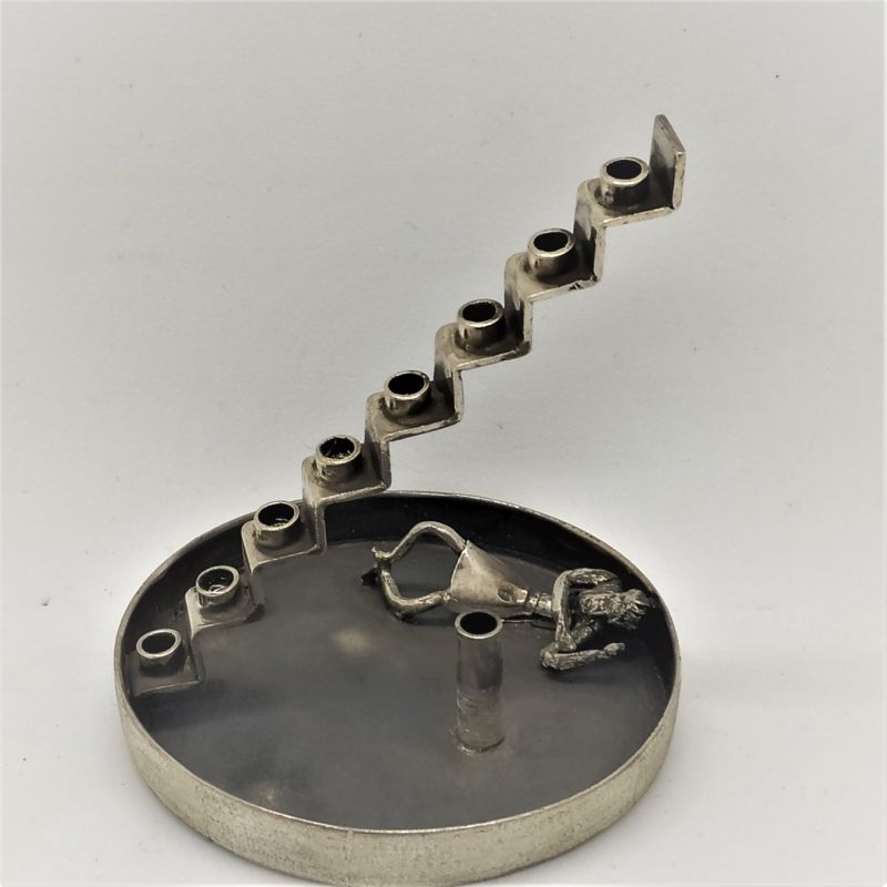 Silver Menorah Jacob's Dream - Image 7