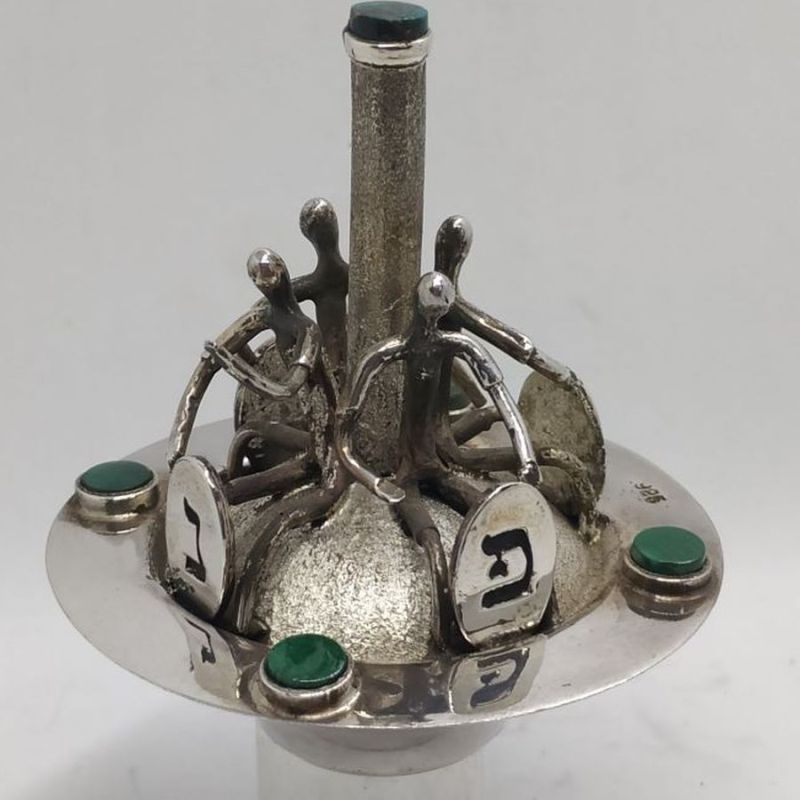 Chanuka Dreidel Four Men - Image 3