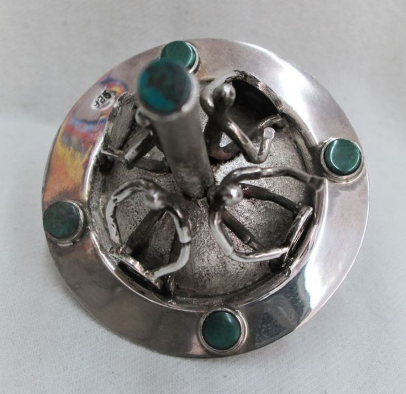Chanuka Dreidel Four Men - Image 7