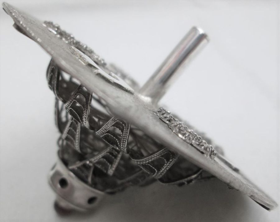 Another unique and original dreidel made by S. Ghatan (Katan).