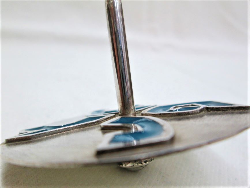 Chanukah Sevivon Silver Enameled - Image 2