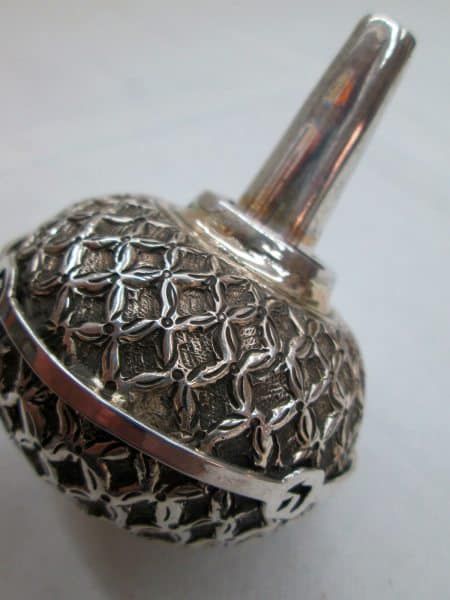 Hanukah Sevivon Silver Embossed - Image 4