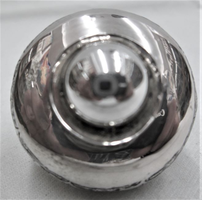 Hanukah Dreidel Silver Hammered - Image 7