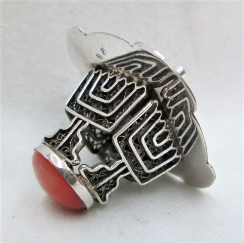 Dreidel Silver Menorah Filigree - Image 4