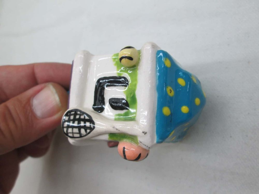 Hanukah Dreidel Ceramic Child - Image 4