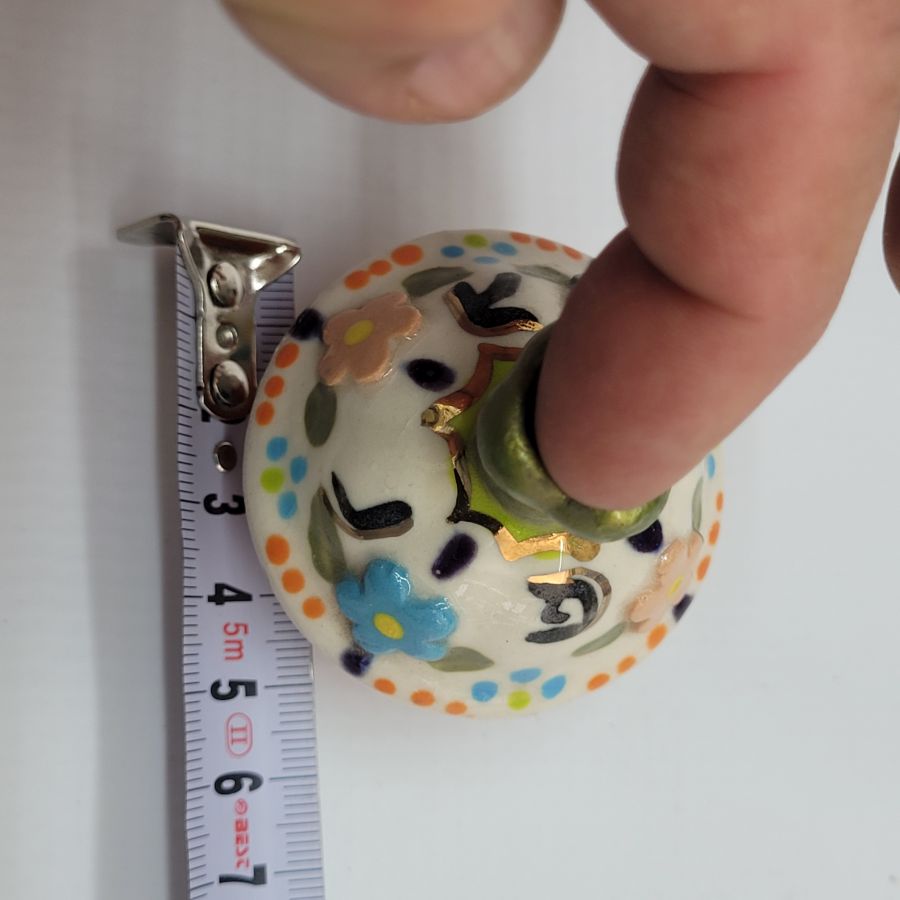 Hanukah Dreidel Ceramic Garlic - Image 9