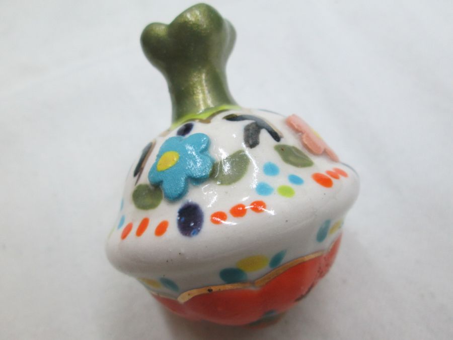 Hanukah Dreidel Ceramic Garlic - Image 4