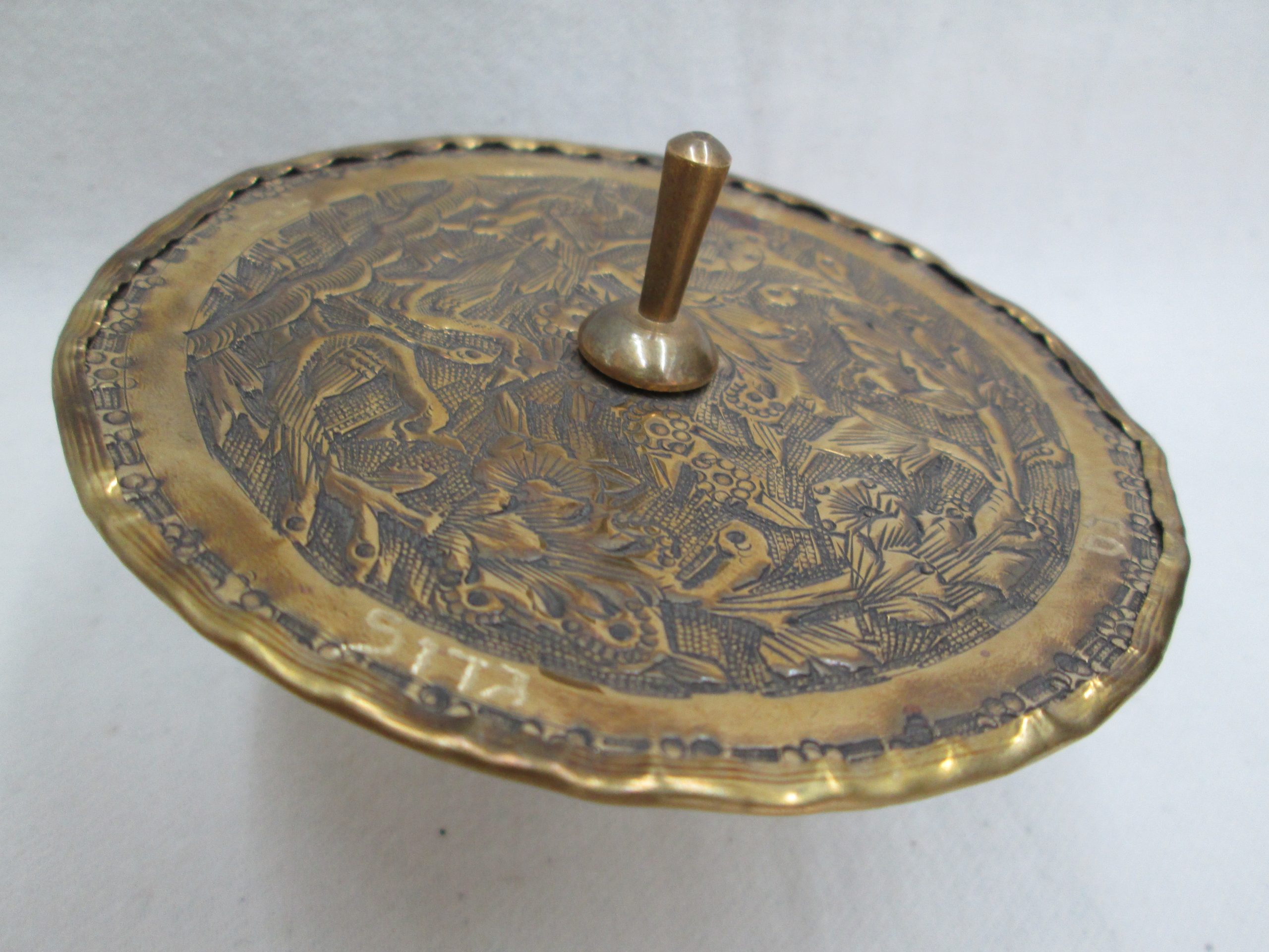 Chanuka Dreidel Sevivon Brass - Image 3