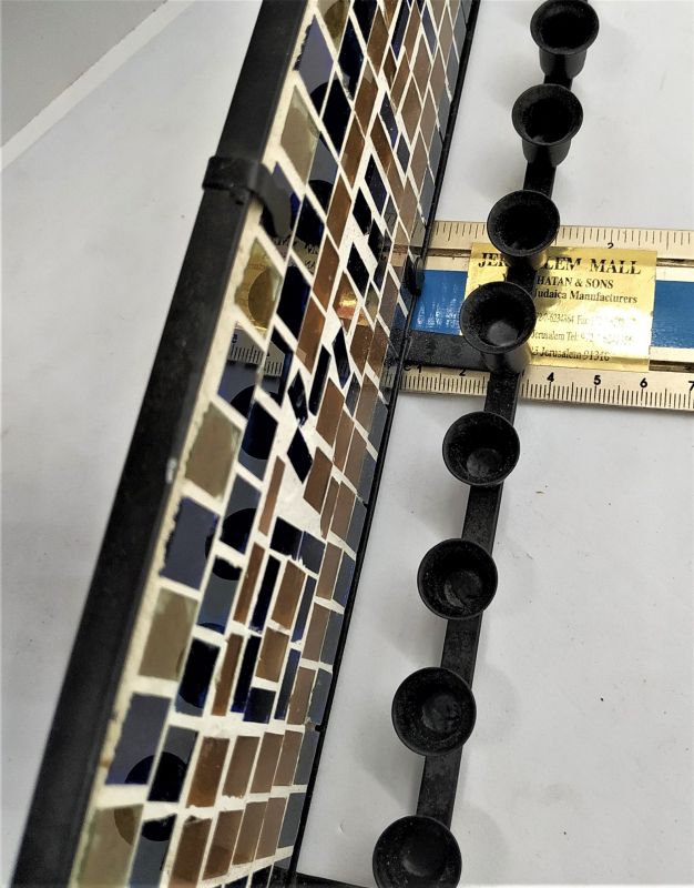 Hanukkah Menorah Mosaic Vintage - Image 4