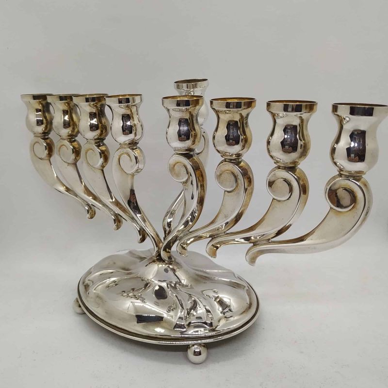 Silver Menorah Modern Design* - Image 10