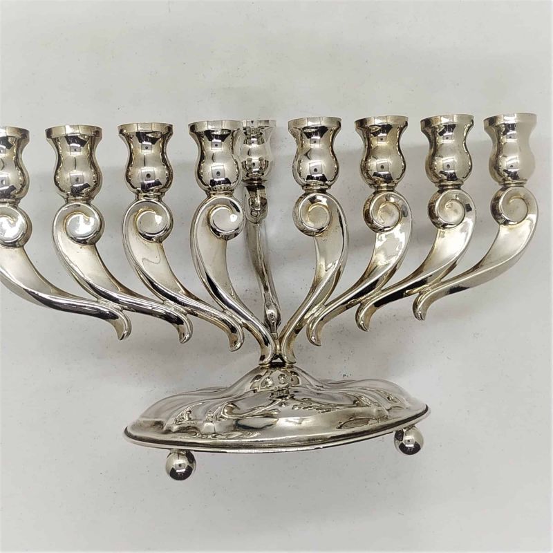 Silver Menorah Modern Design* - Image 6
