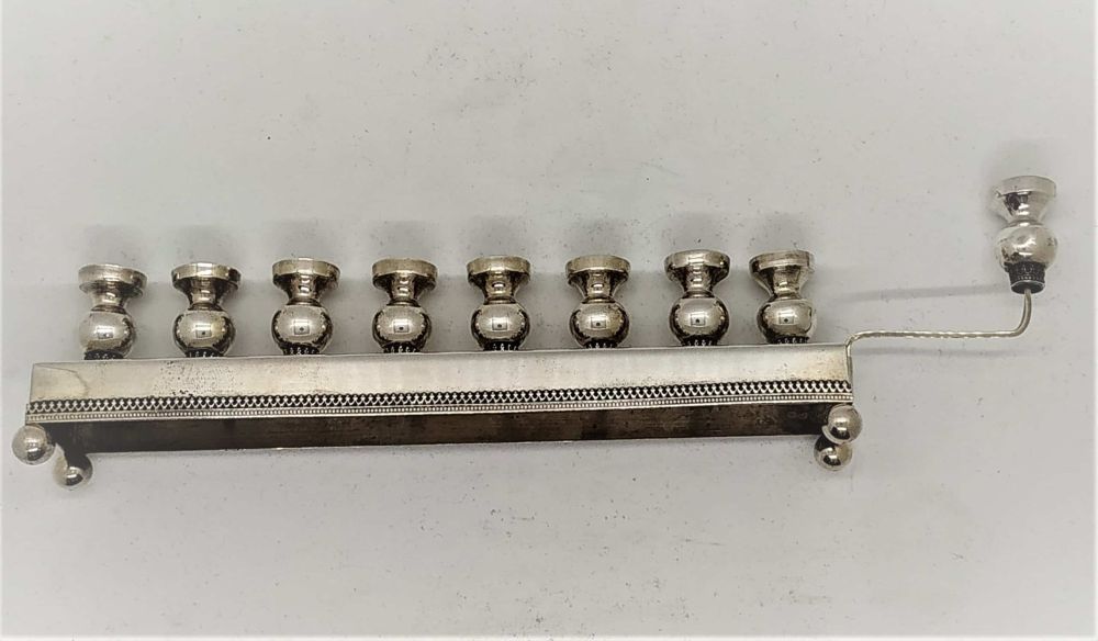 Silver Menorah Yemenite Filigree - Image 6