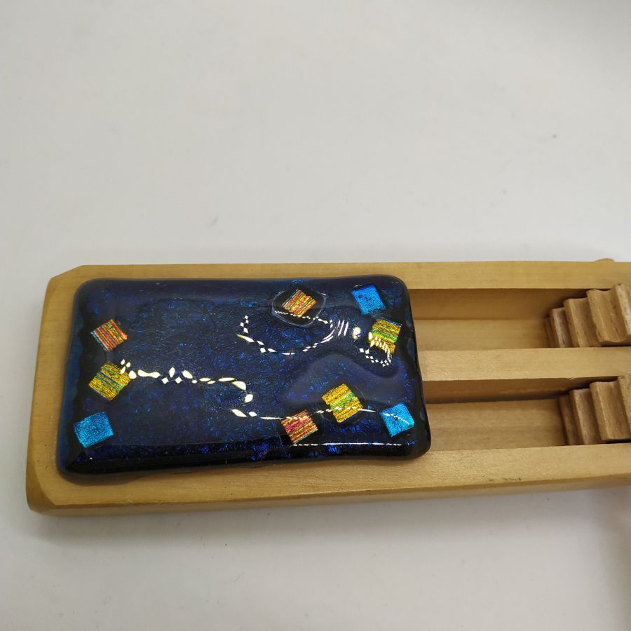 Purim Grogger Fused Glass* - Image 3