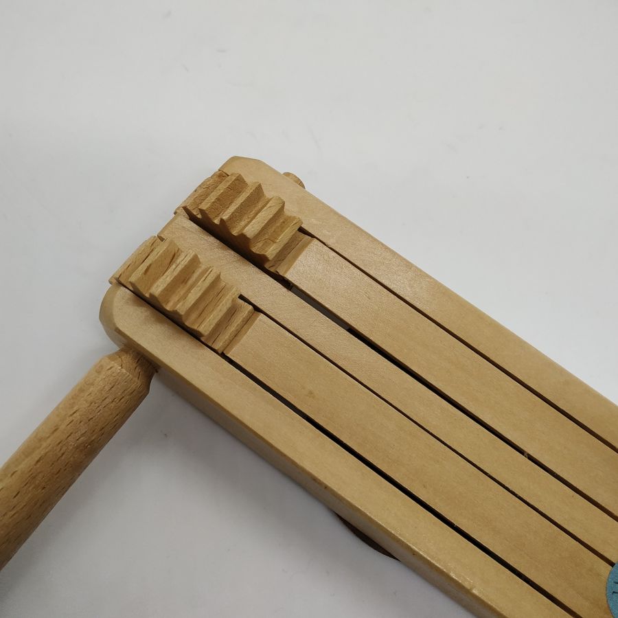 Purim Grogger Pine Wood* - Image 7