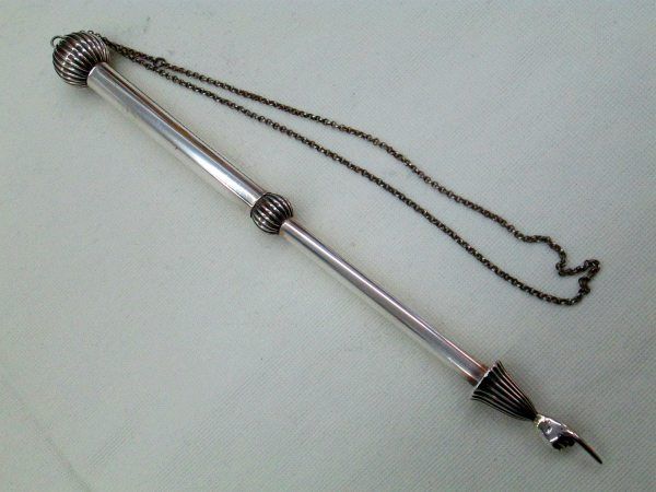 Sterling Silver Torah Yad Pointer handmade by S. Ghatan(Katan).