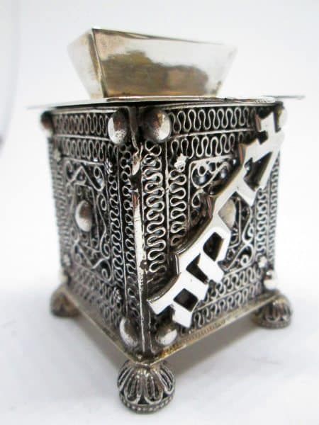 Zedaka Box Sterling Silver