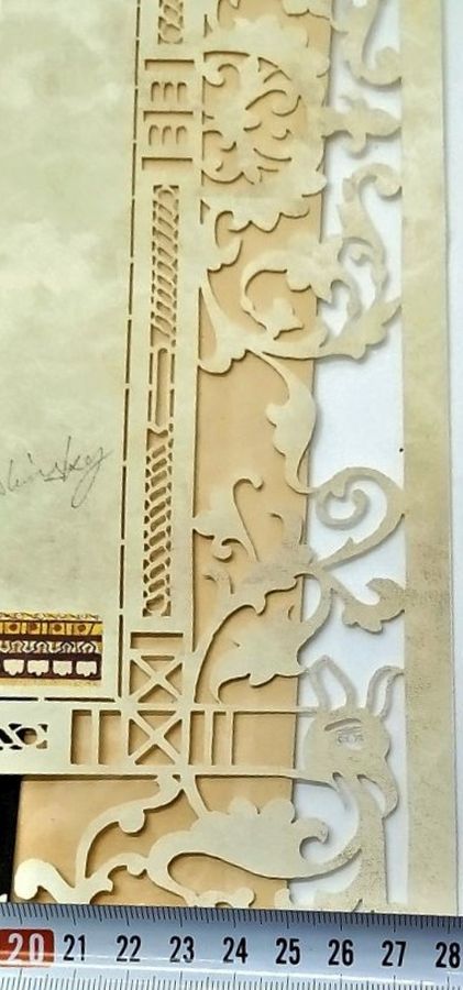 Barmitzvah Blessings Paper Cut - Image 8