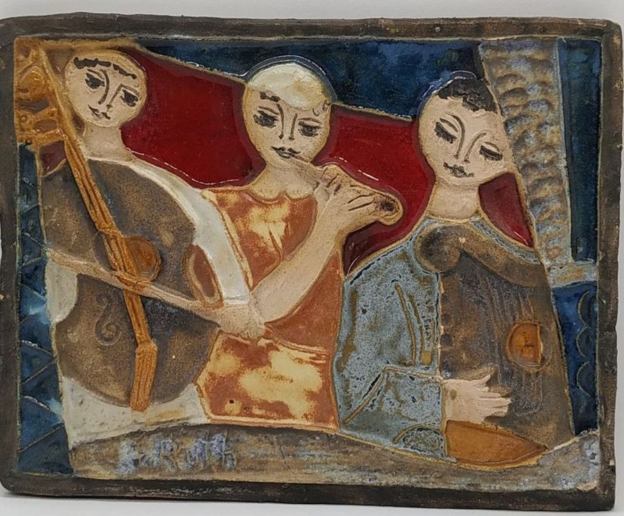 Musical trio ceramic tile - Image 7