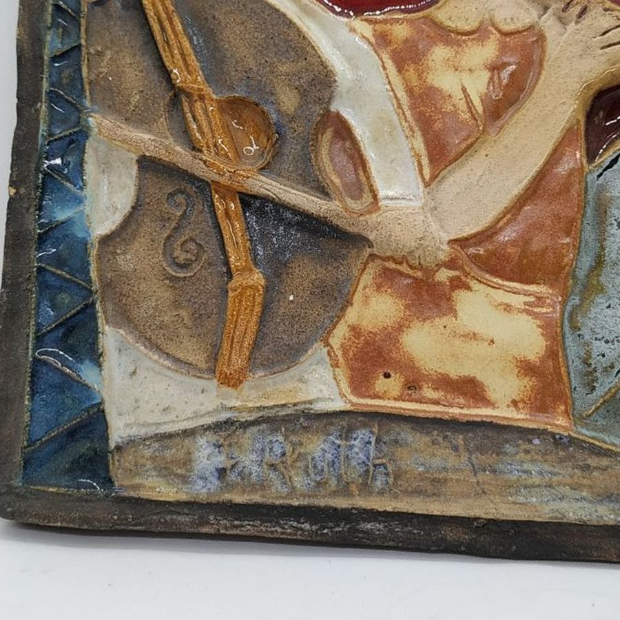 Musical trio ceramic tile - Image 6
