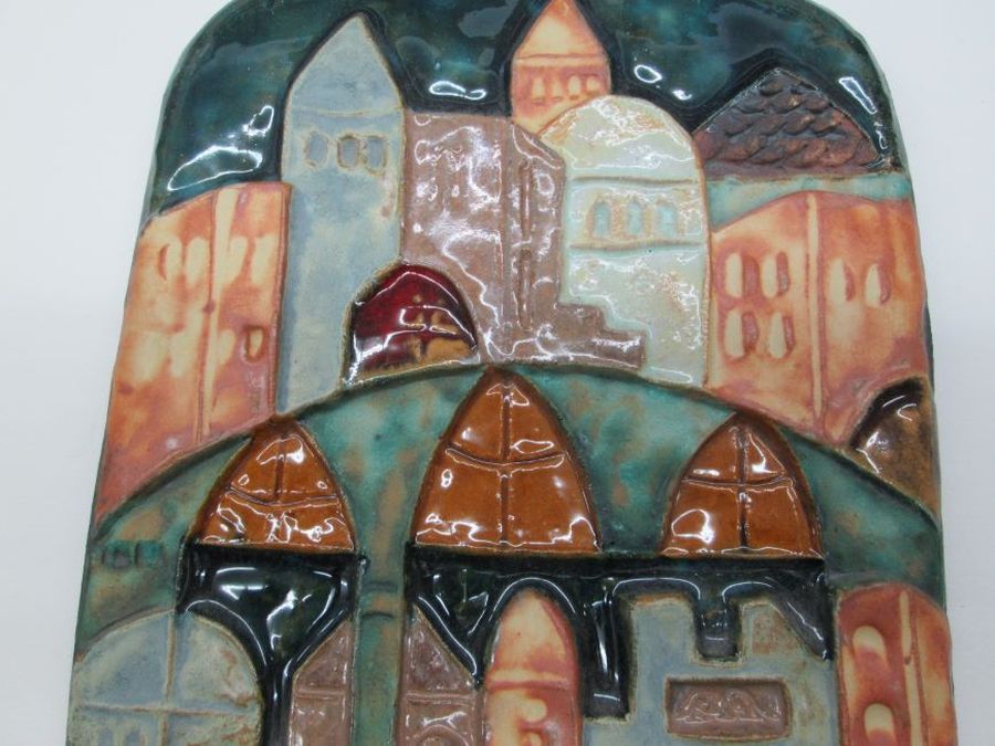 Ceramic tile Jerusalem houses - Image 4
