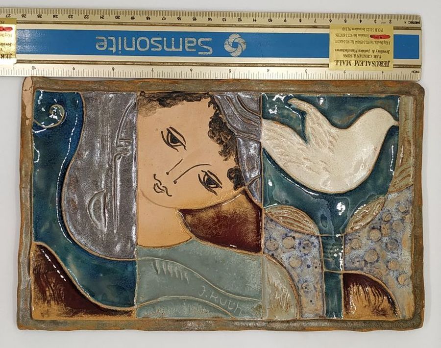 White dove peace tile - Image 9