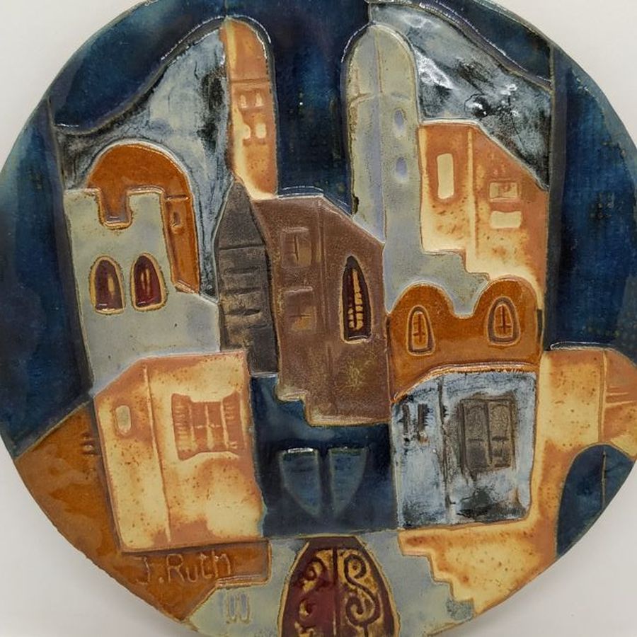 Jerusalem view round tile - Image 5
