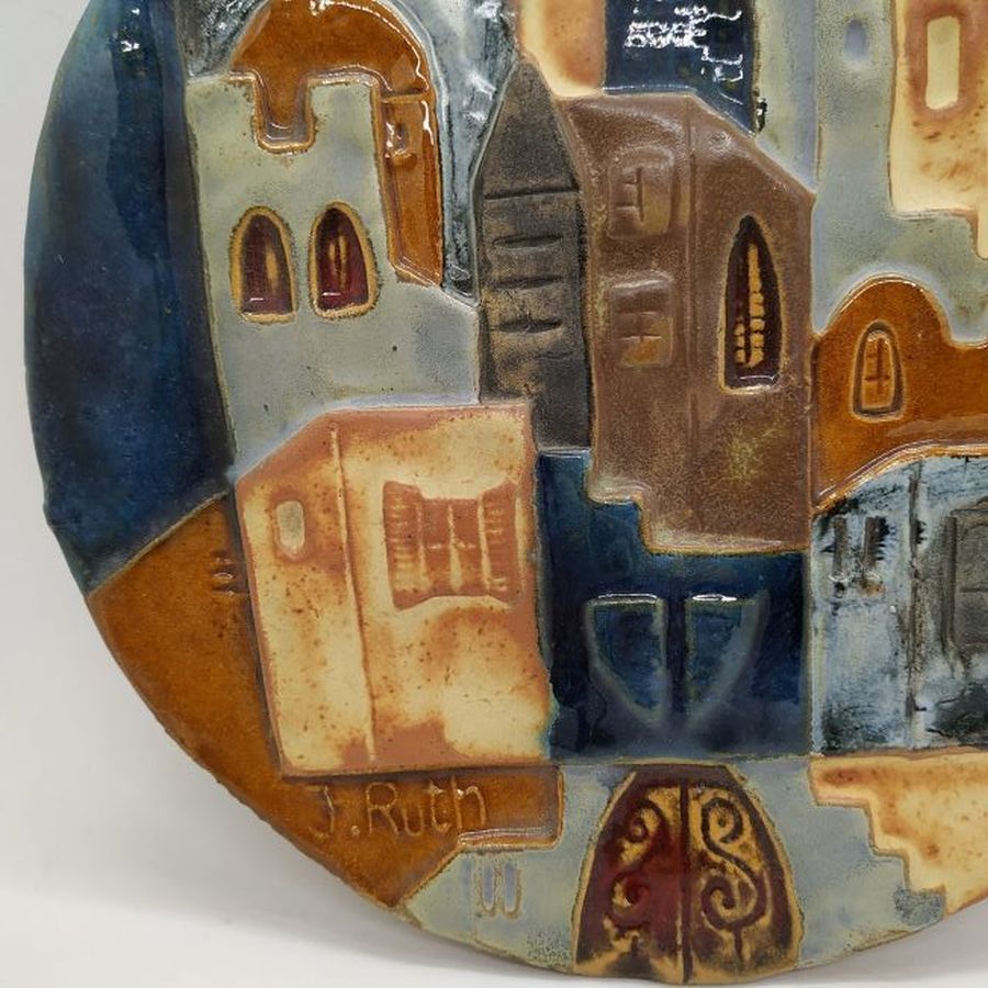 Jerusalem view round tile - Image 4