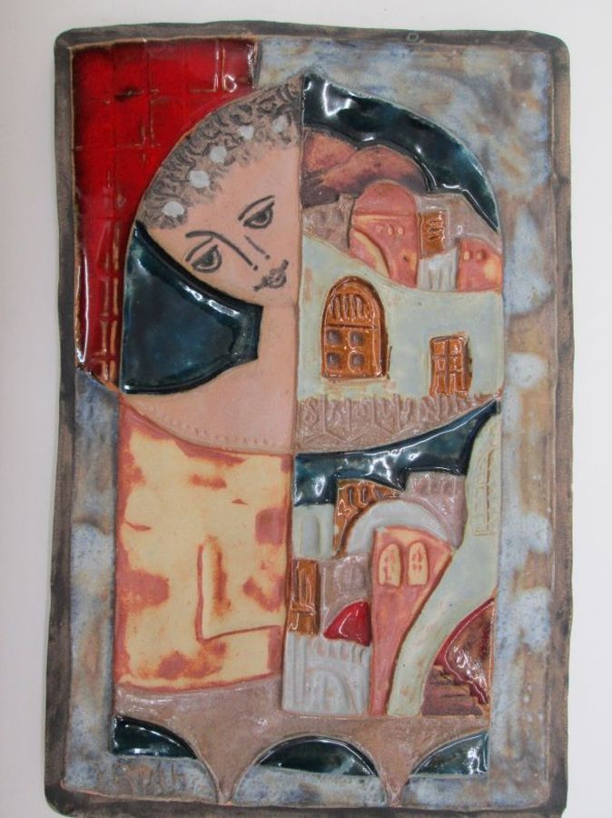 David watching Jerusalem tile - Image 3
