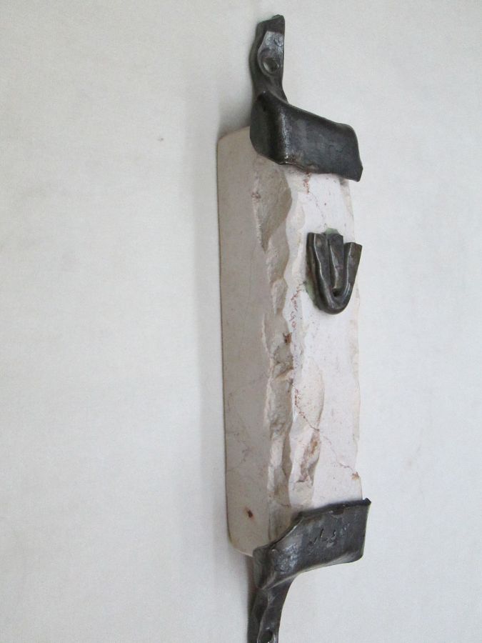 Mezuzah Jerusalem Carved Stone - Image 3