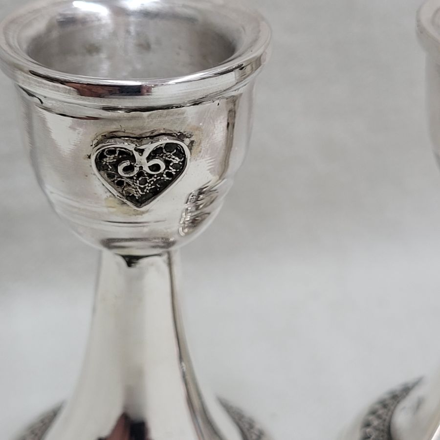 BathMitzvah Shabbat Candle holders - Image 4