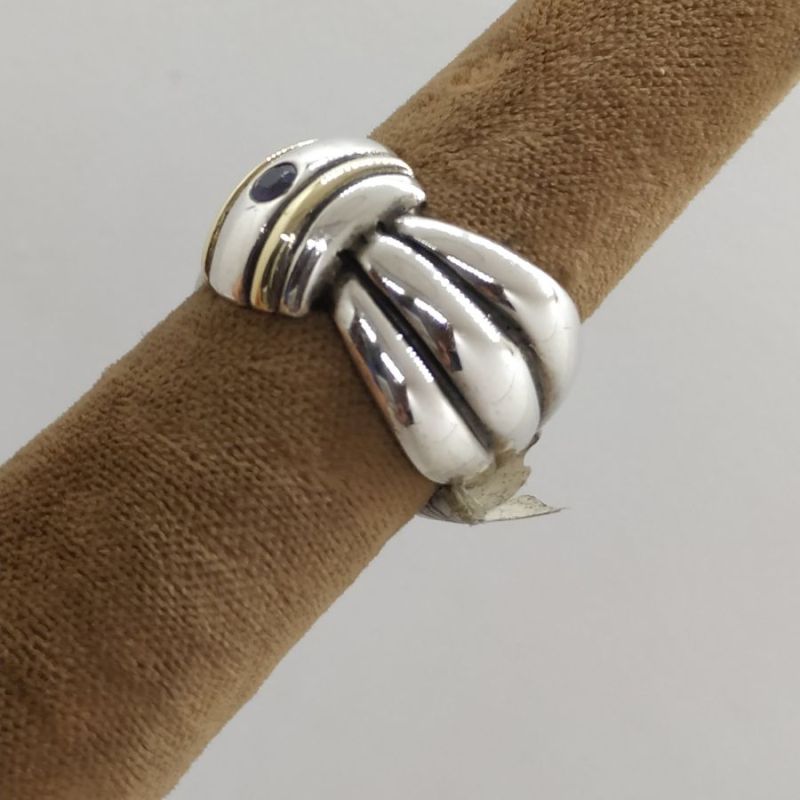Amethyst Gold Silver Ring - Image 9