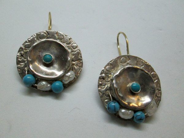 Sterling Silver Earings Contemporary Style