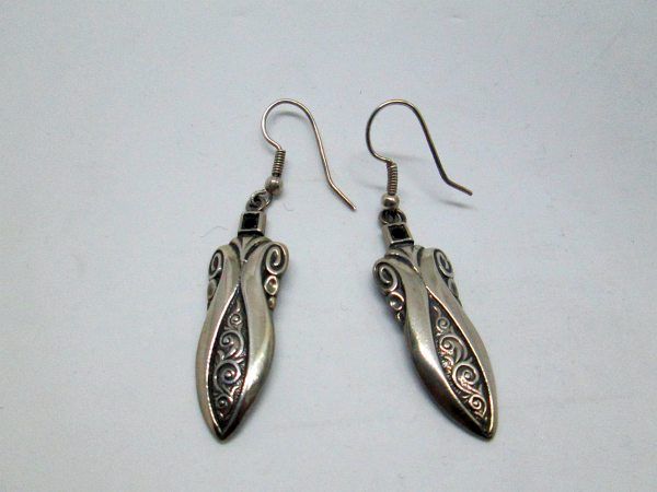 Sterling Silver Earings Contemporary Style