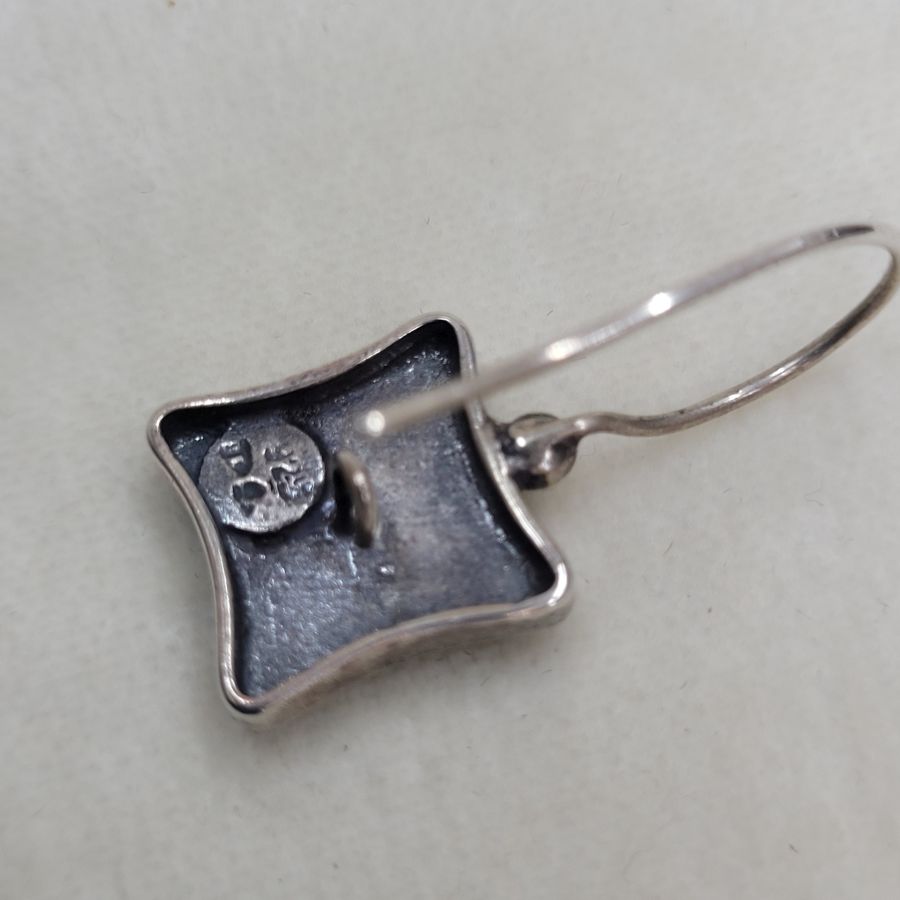Silver earrings four Opal* - Image 7