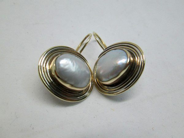 Sterling Silver Earings Contemporary Style
