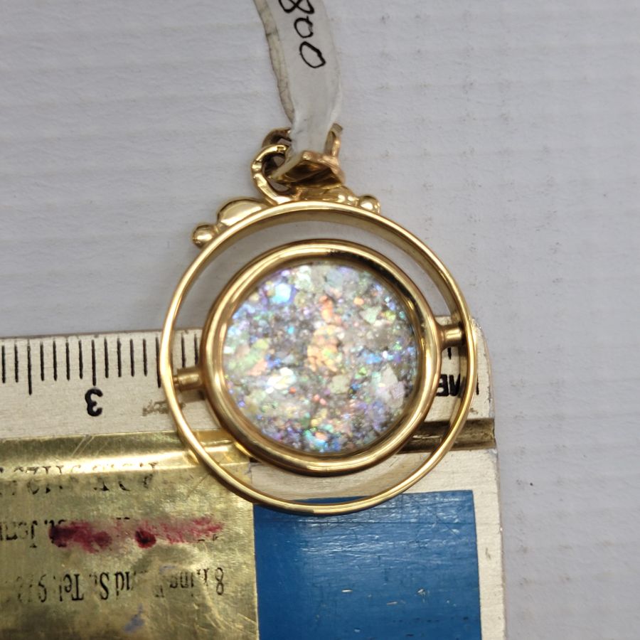 Pendant Roman glass Round - Image 4