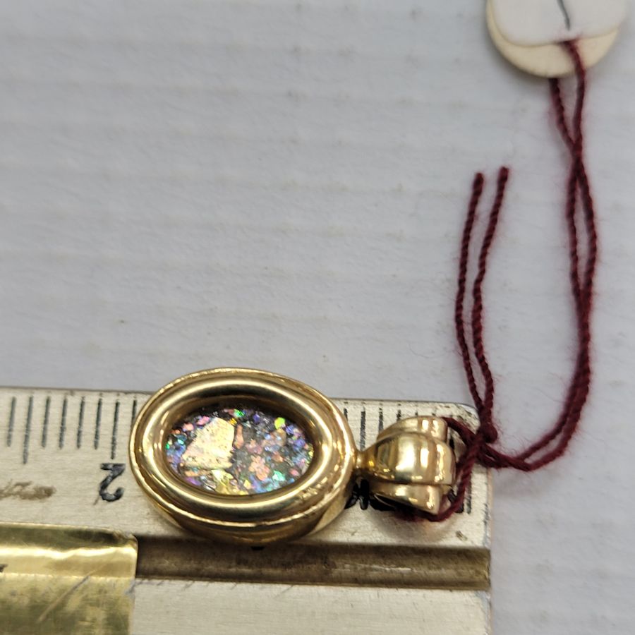 Oval Pendant Roman Glass - Image 3