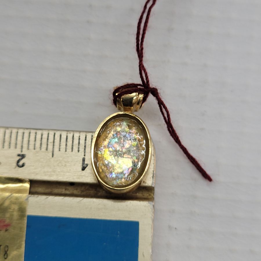 Oval Pendant Roman Glass - Image 4