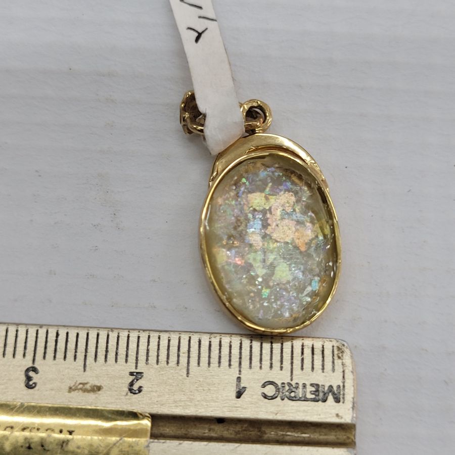 Pendant Roman Glass Oval - Image 4