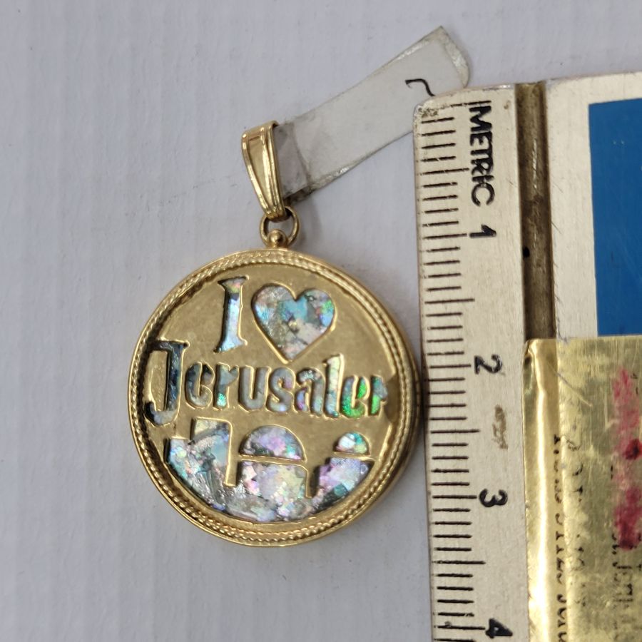 Gold Pendant Roman Jerusalem - Image 4
