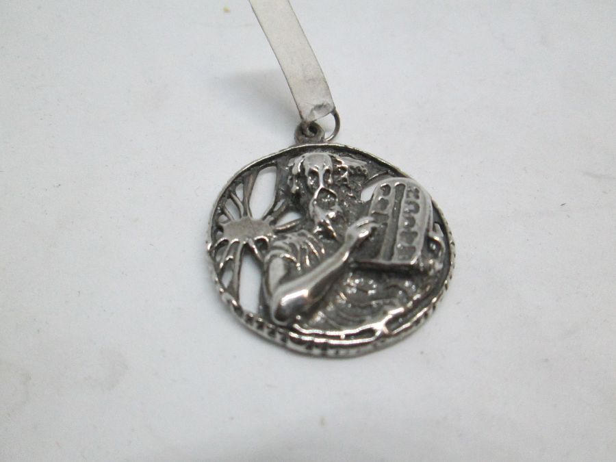 Moses Holding Commandments Pendant - Image 3