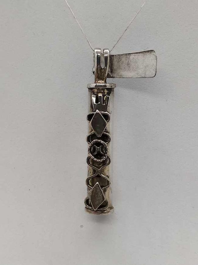 Mezuzah Pendant Geometric Designs - Image 2