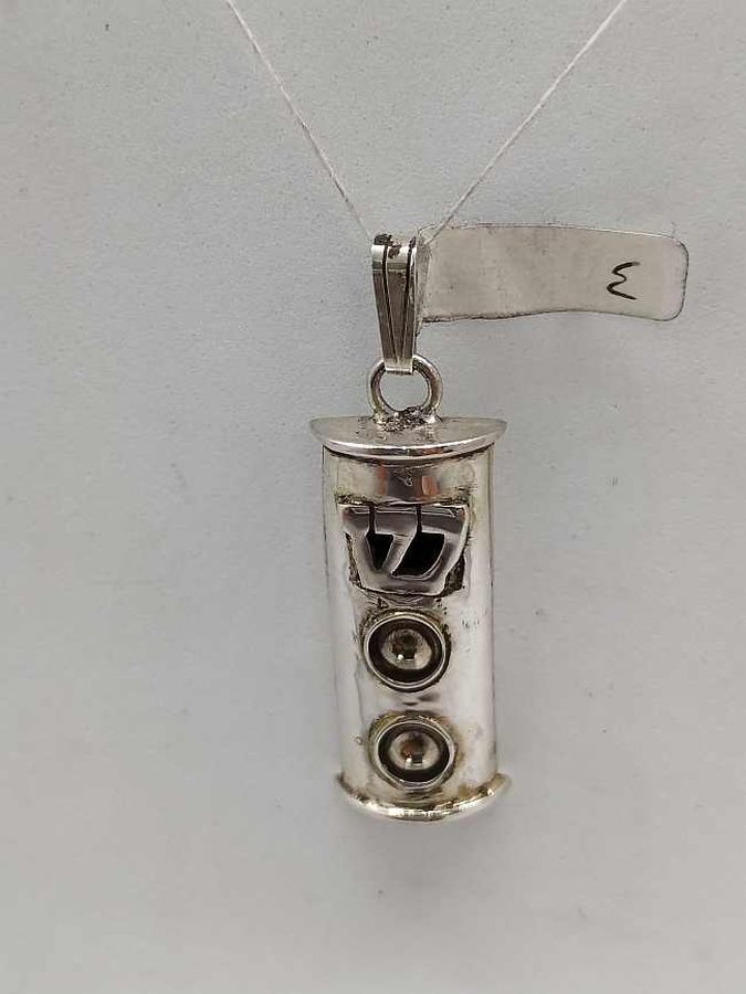 Mezuzah Pendant Half Round - Image 3