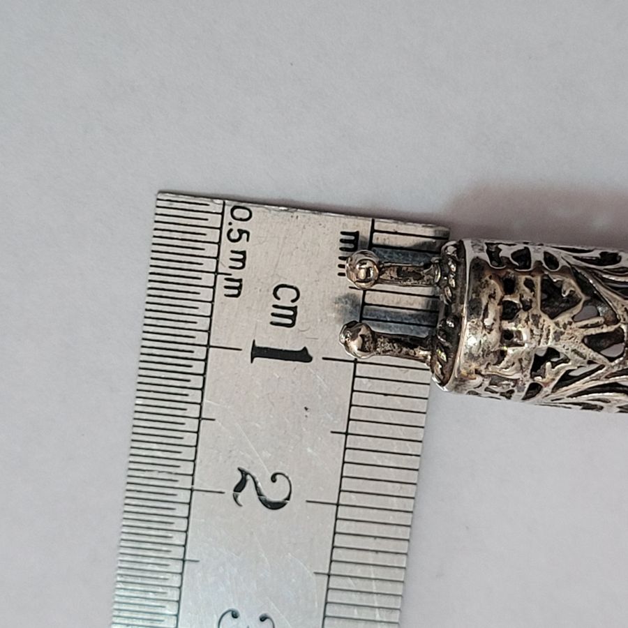 Silver Torah Scroll Pendant - Image 5