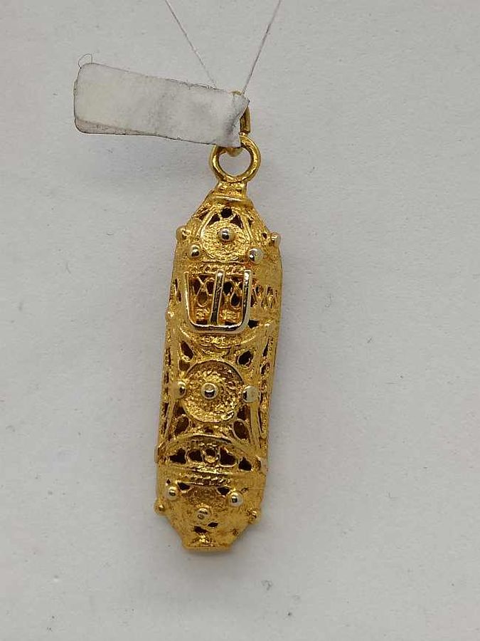 Mezuzah Pendant Half Rounded - Image 3