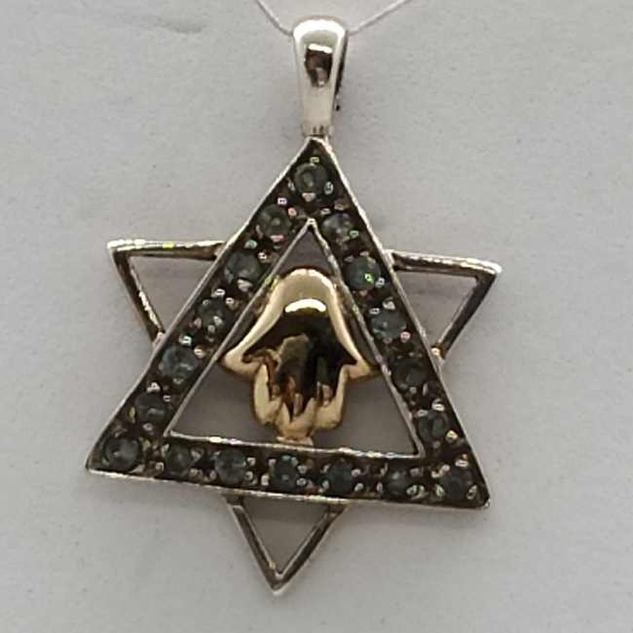David Star Gold Hamsa - Image 3