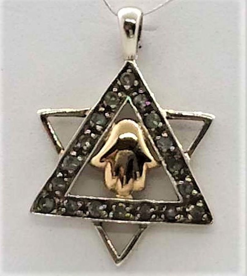 David Star Gold Hamsa - Image 5