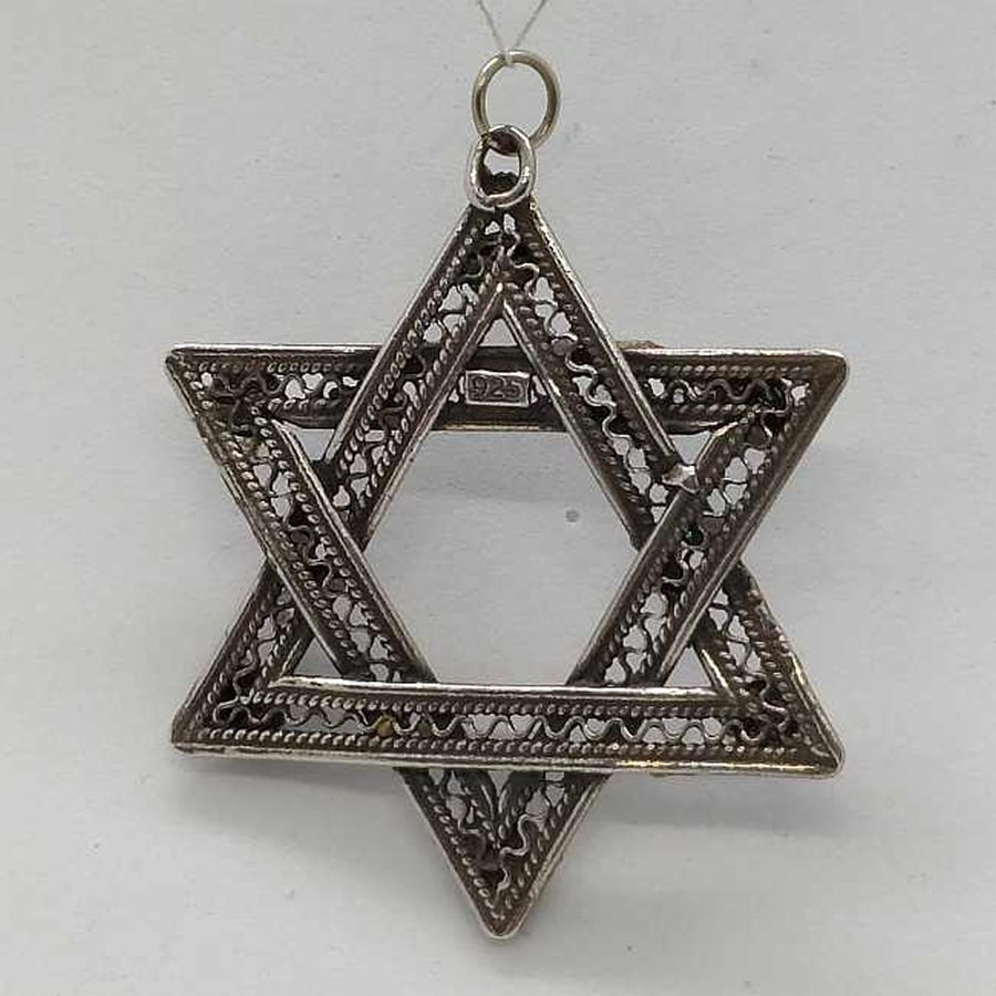 MagenDavid Pendant Filigree Onyx - Image 3