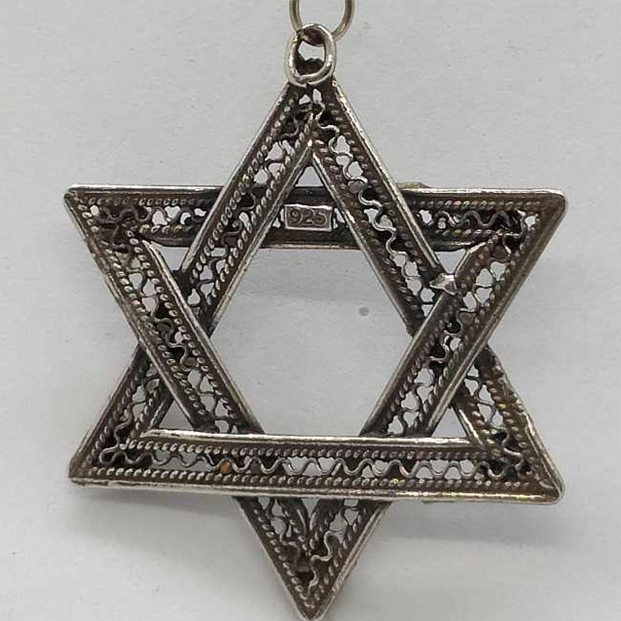 MagenDavid Pendant Filigree Onyx - Image 4
