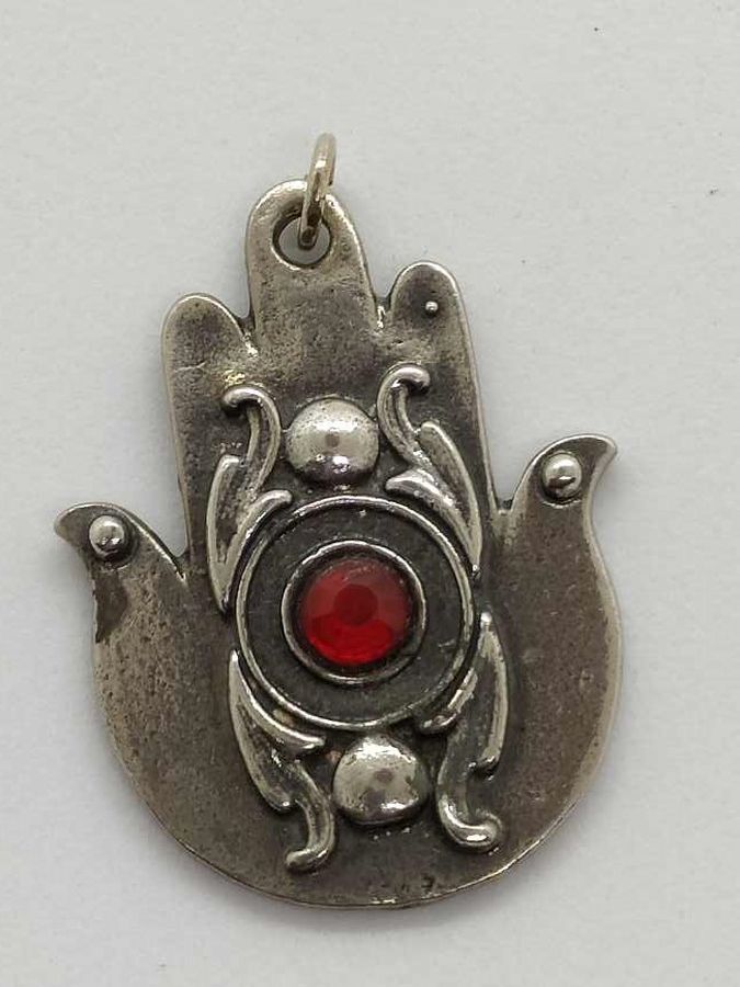 Hamsa Pendant Two Doves - Image 3